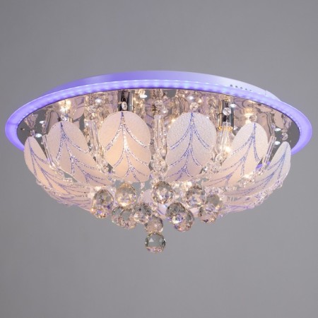 Chandelier 5855/600 chrome 8x40W E14 LED+Blue PDU 60x60x27cm-1