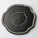 Black Ceramic Nonal Territory, 27 cm, black color