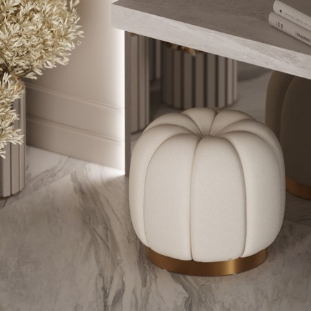 Swend Puf, 450 × 450 × 420 mm, white color-7