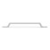 Cappio PC199 bracket handle, m/o = 192, white color
