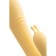 Vibrator Flovetta by Toyfa Aster with a clitoral stimulator, silicone, 22 cm, yellow color