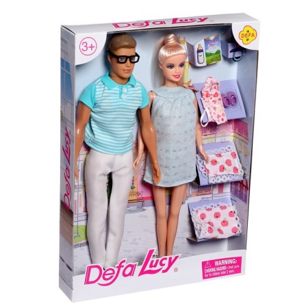 Set of dolls "Friendly Family" with accessories, mix-6
