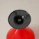 Martini glass plastic disposable "Crystal", 150 ml, 6 pcs in packaging, red color