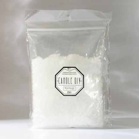 Wax for candles paraffin 250 gr., Granuls, Tempse of melting 58 degrees-1