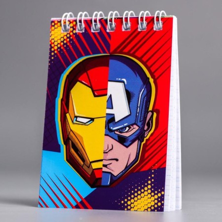 Notepad A7, 32 sheets on the crest "Avengers. Superheroes"-2