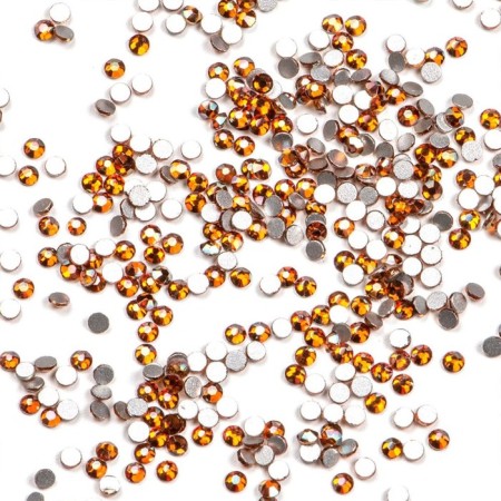 Rhinestones holographic TNL, No. 4 "Caramel", 50 pcs