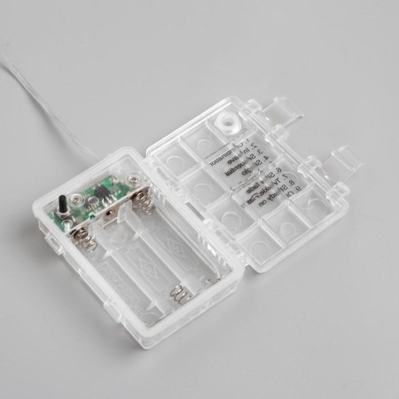 Garland “thread” 5 m dew, IP65, silver thread, 50 led, white glow, 8 modes, aakh3-4