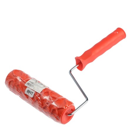 Decorative tundra roller, rubber, "craquelure", handle d = 6 mm, 180 mm-8