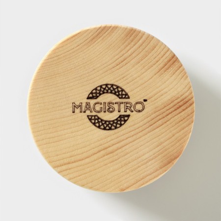 Bank - container for bulk and liquids Magistro, sealed, with a lid, a whole cedar, 100 ml-8