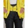 Ski jacket female winter, size 42, yellow color