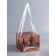 Box under the bento-port with ribbons, pink-gold, 21 x 21 x 18 cm