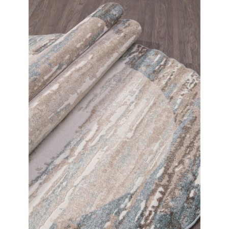 Oval Merinos Naturel carpet, size 100x200 cm, color Beige-Blue-2