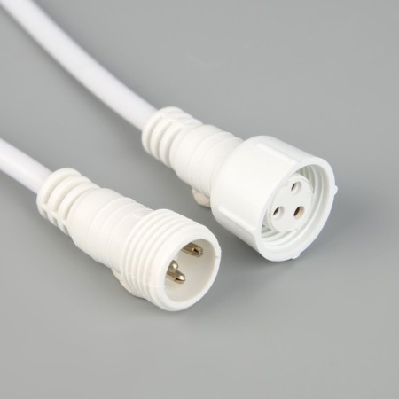 Extension cord for garlands UMS, 3W, 300 cm, white thread, 220 V-1