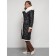 Coat insulated winter female, size 46, black color