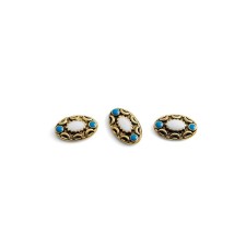 Metal design TNL “Gold”, No. 10, 5 pcs