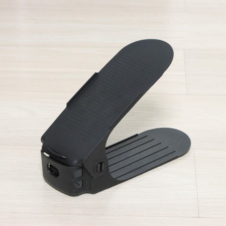 Storage for storage of shoes adjustable, 26 × 10 × 6 cm, black color-1