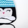 Hat for girls, black/blue color, size 48-50