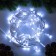 Garland “thread” 10 m, IP65, UMS, white rubber thread, 100 LED, white glow, flicker, 220 V
