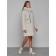 Coat insulated winter female, size 44, beige color