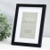 Photo frame MDF "Ellis" 15x20 cm, with a paspartm, black