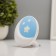 Nightlight "Month with the Gresting" 1W LED light sensor 8.5x8.5x7cm