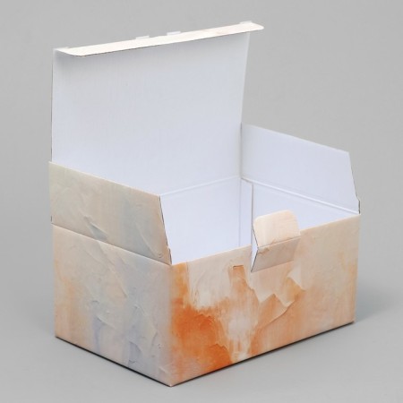 Gift folding box, packaging, “Gift with all my heart”, 22 x 15 x 10 cm-5