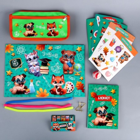Gift set of the schoolboy "Beast", 14 subjects-3