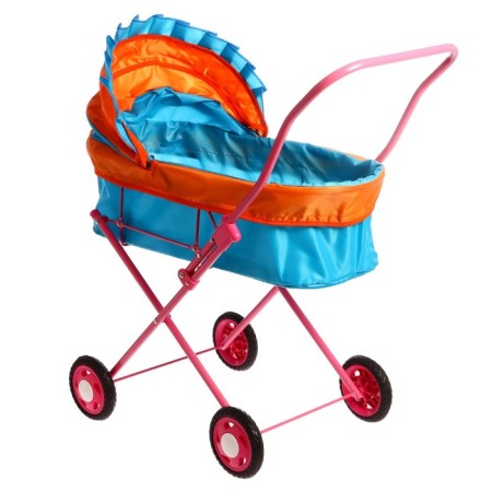 Puppet stroller No. 3, Orange-blue color-5
