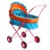 Puppet stroller No. 3, Orange-blue color