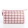 Cosmetic bag with lightning, white/pink color