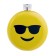 Smile alcohol flask, stainless steel, round, gift, 150 ml