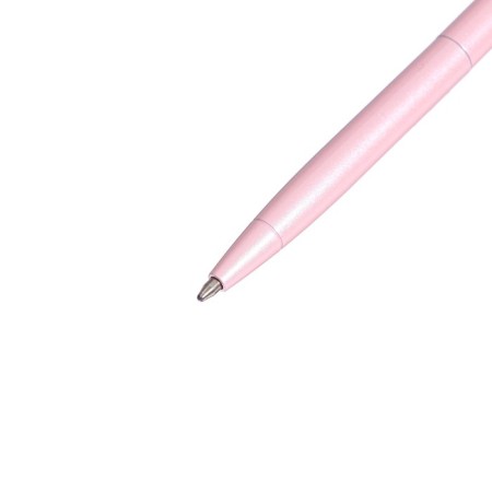 Ballpoint handle Meshu Pink Pearl, blue rod, metal case-3