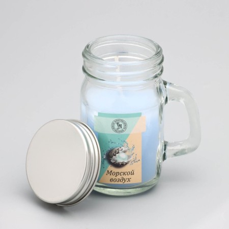 Aromatic candle in the Bank "Sea air", 7.2 x 8.5 cm, 190 g-1