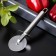 Knife for dough and pizza shade "metallic", 19.5 cm, silver color