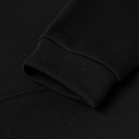 Male sweatshirt was laid down, black color, size 58-2