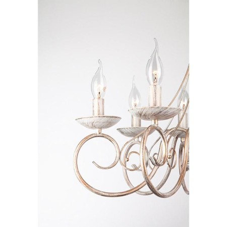Provence chandelier, 8x40W E14, white color-3