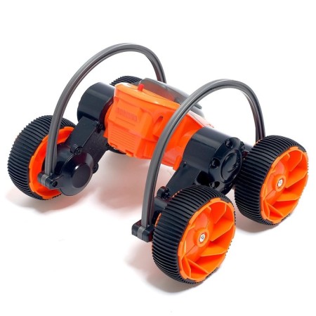 Radio-controlled car-controlled machine, works on the battery, the color of the orange-2