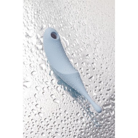Vacuum-wave contactless stimulator of the Satiffyer Twirling Pro clitoris, silicone, blue color-6