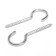 Boar-half-decisor, tundra, white zinc, 4x80 mm, 10 pcs