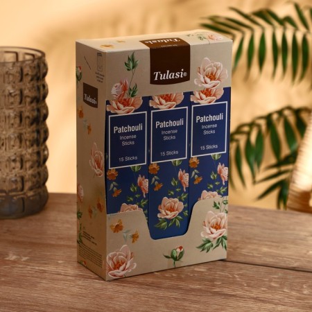 Incense "tulasi" 15 fragrances patchouli-1