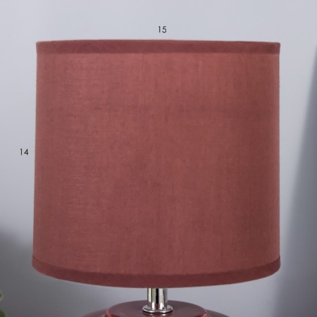 Bertie table lamp E14 40W Terracotta 15x15x29 cm Risalux-5