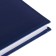 Diary of Leduced A5, 160 sheets of Nebraska, covering artificial leather, corner perforation, blue