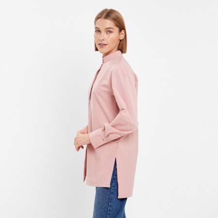 Women's shirt minku: casual collection dark pink color, river 48-1