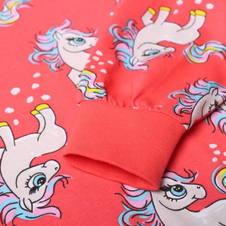 Pajamas for girls, raspberry color, height 104 cm-2