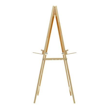 Molbert Type "Clap", bilateral, 120 x 60 x 65 cm, tablet 60 x 60 cm, shelf with two cup holders, unpainted wood, calligrata-10