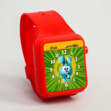 Musical watches "Smeshariki: Funny Cups", sound, works from batteries-2