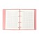 Notebook A5+ 120l Escalada, soft region, leather claim, kr bl 70 g/m2, pink