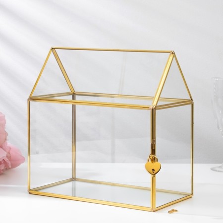 Wedding Bank "Focus", 25x14.5x24 cm, glass