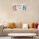 Wall watches with "Family" photo frames, silent, D-9 cm, 17 x 35 cm, aa