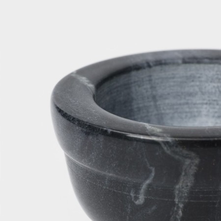 Stupa with a pestle Magistro "Marble", 10.5 × 7 cm, stone, black color-4